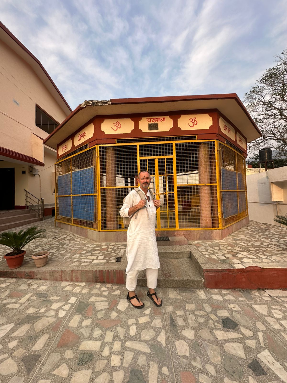 Visiting temples