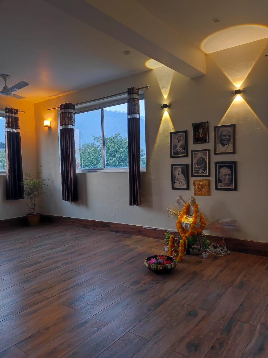 Yoga hall sacred place