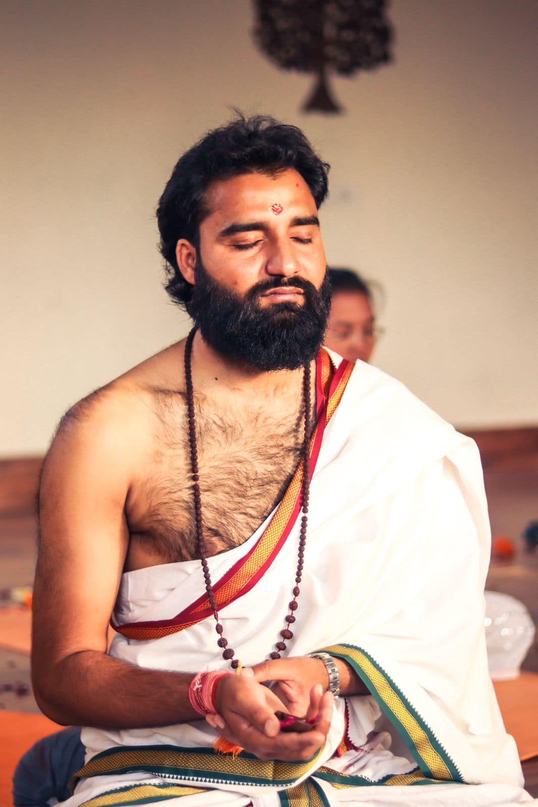 Yogi Shubham Arya, founder and lead teacher at Arya Yog Peeth, Rishikesh